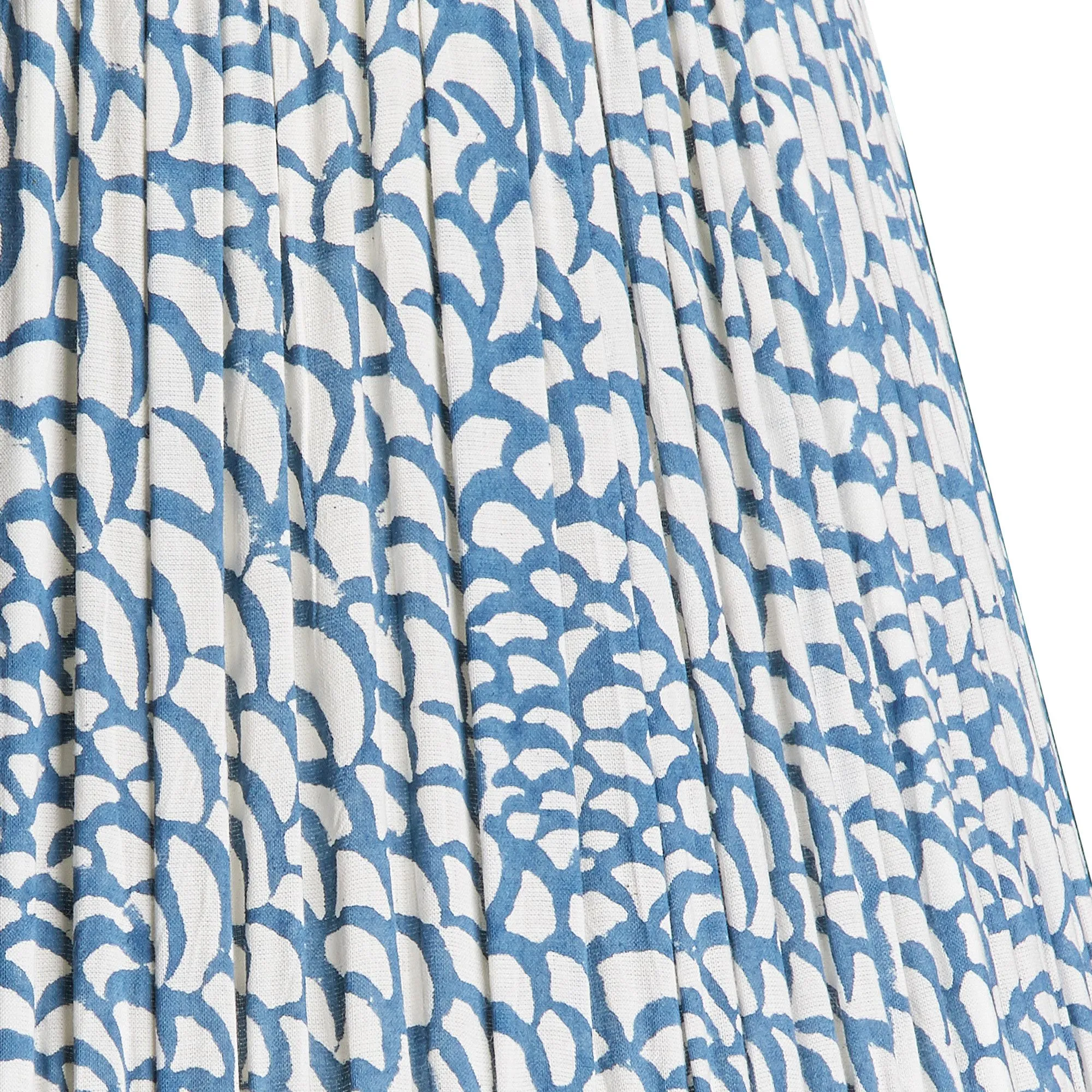 16cm empire shade in turkish blue fish scales with blue tape