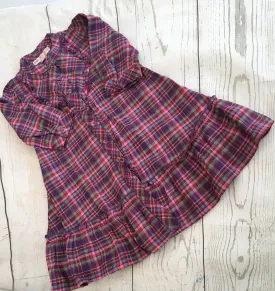 2-3 Years Checked Shirt Dress Looks Unworn