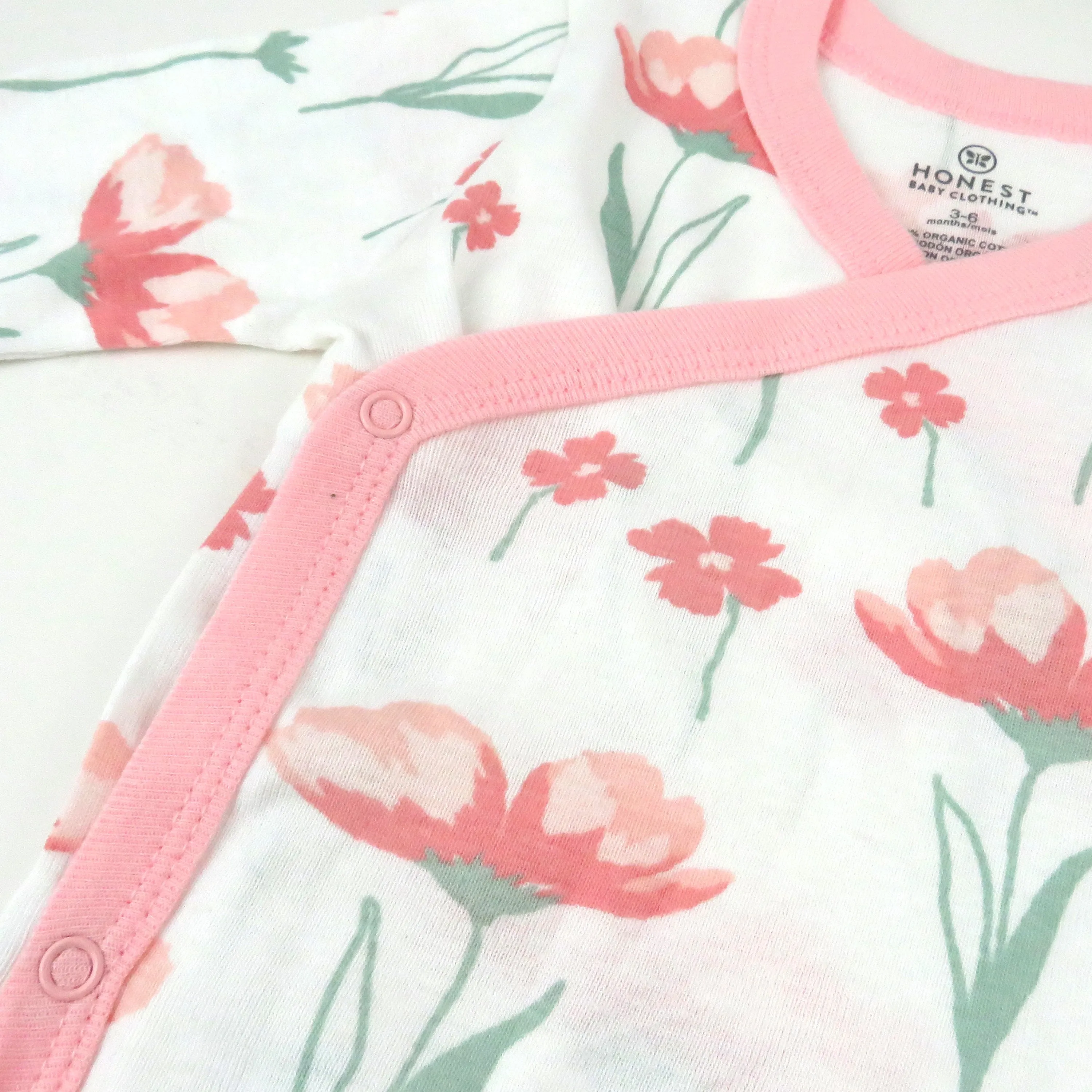 3-Pack Organic Cotton Long Sleeve Side-Snap Bodysuits