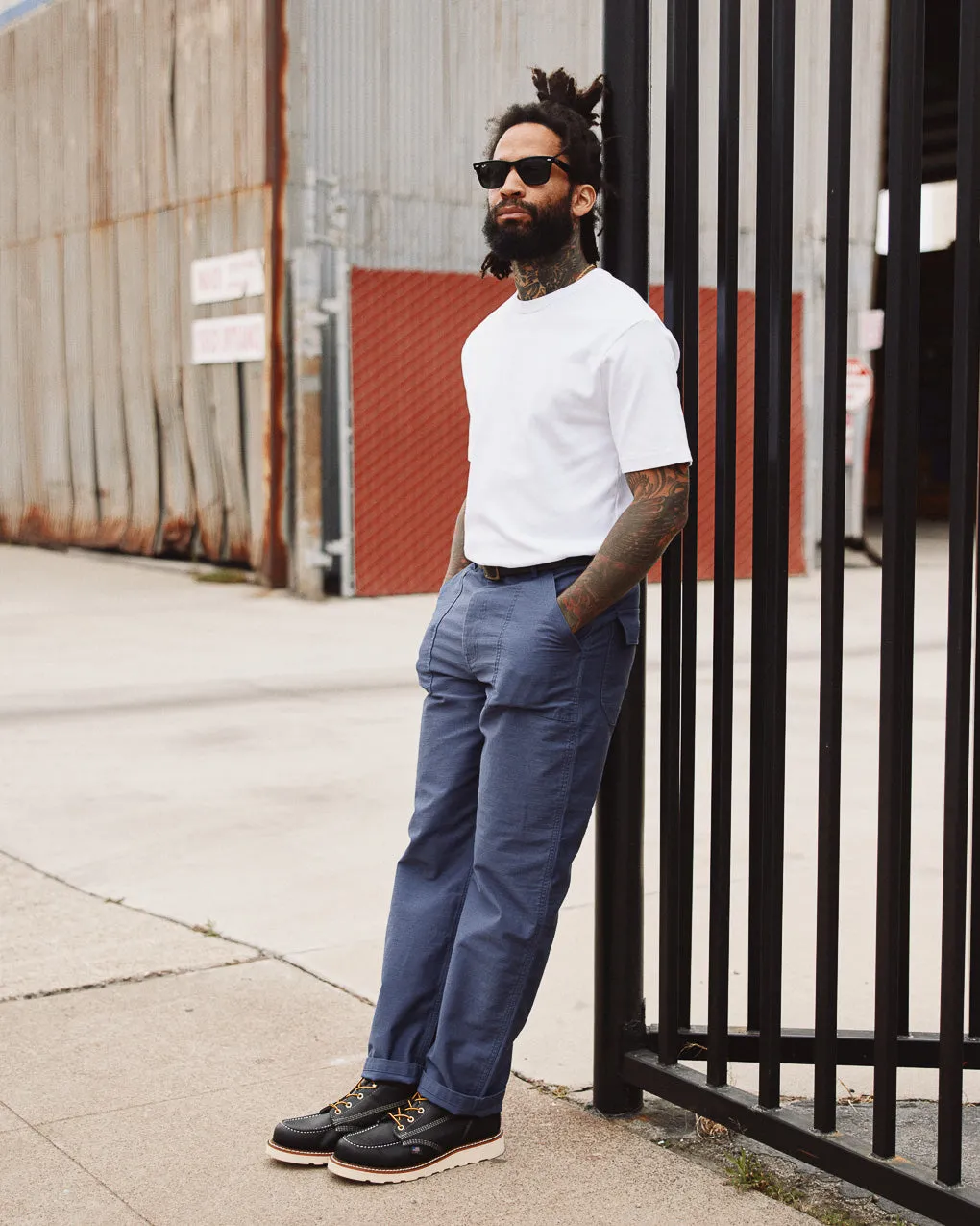 304 Service Sateen Fatigue Pants - Blue