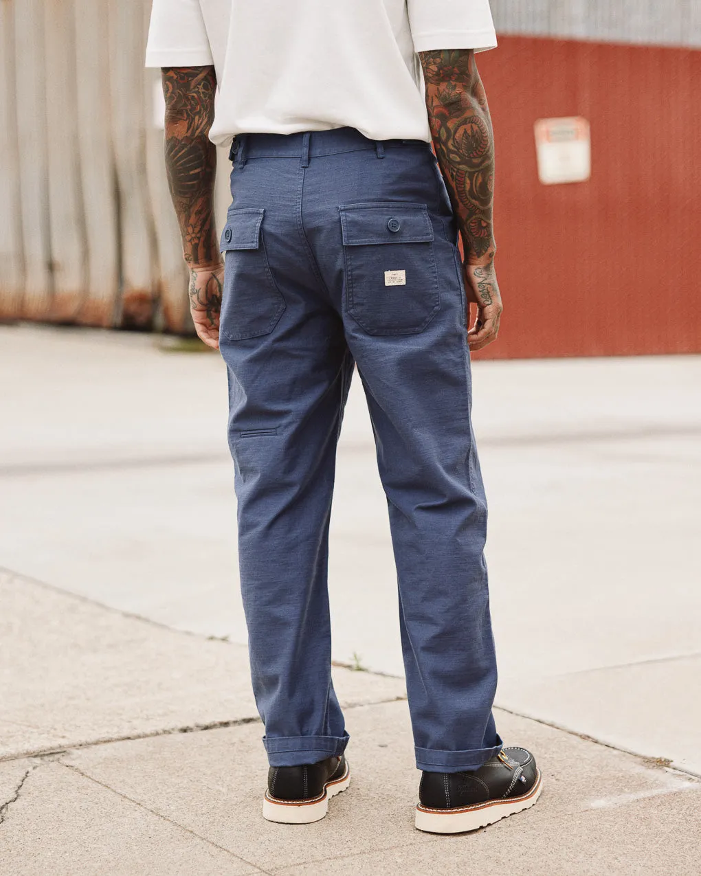 304 Service Sateen Fatigue Pants - Blue