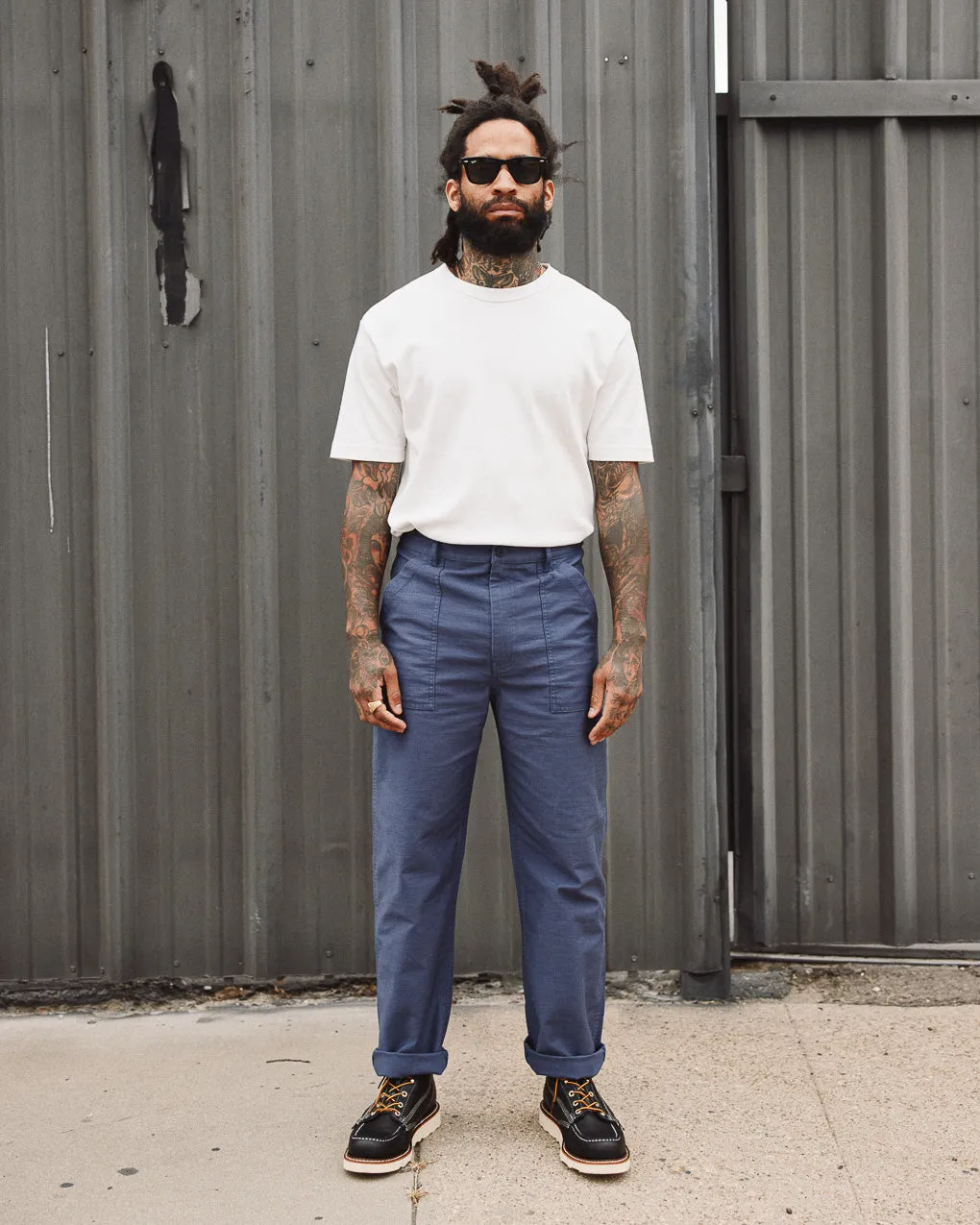 304 Service Sateen Fatigue Pants - Blue
