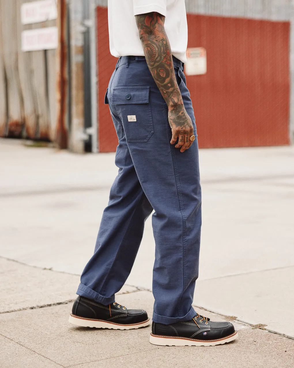 304 Service Sateen Fatigue Pants - Blue