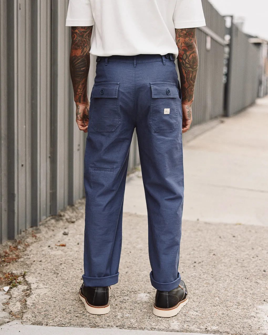 304 Service Sateen Fatigue Pants - Blue
