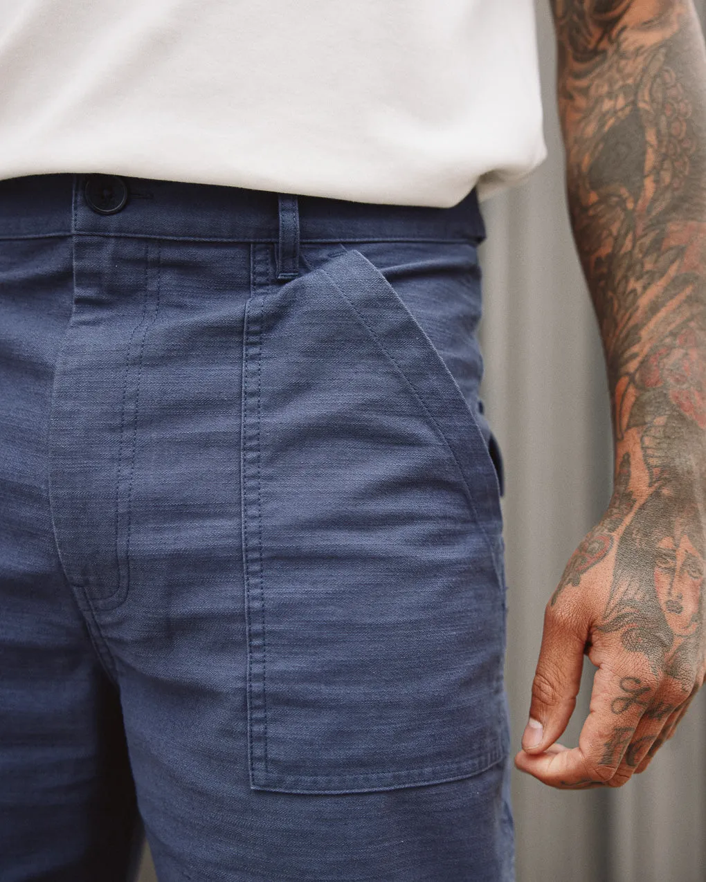 304 Service Sateen Fatigue Pants - Blue