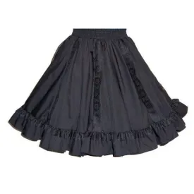 8 Gore Lace Square Dance Skirt