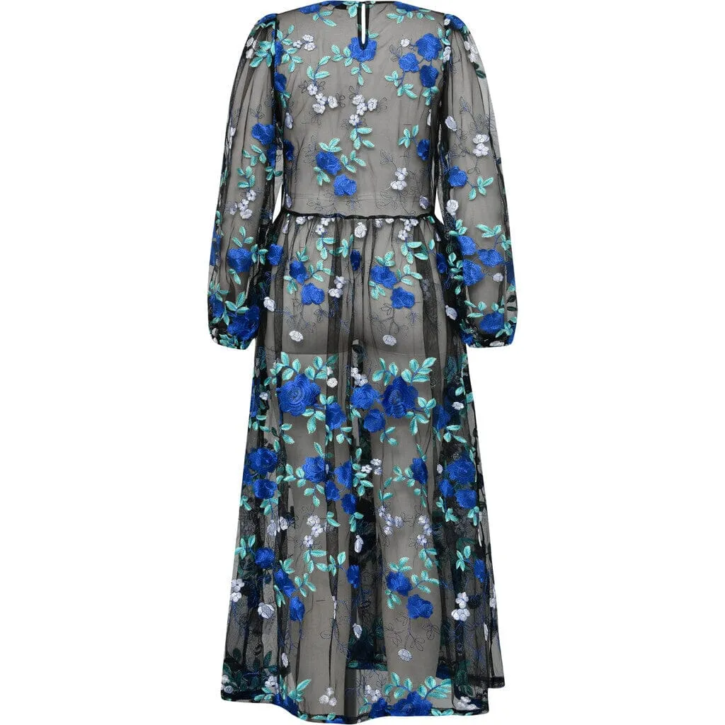 A-View - Fuschia Dress AV4784 - 181 Black/Blue