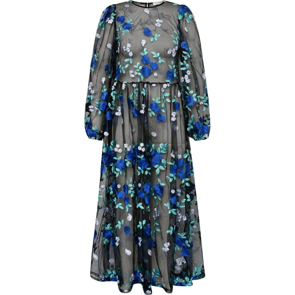 A-View - Fuschia Dress AV4784 - 181 Black/Blue