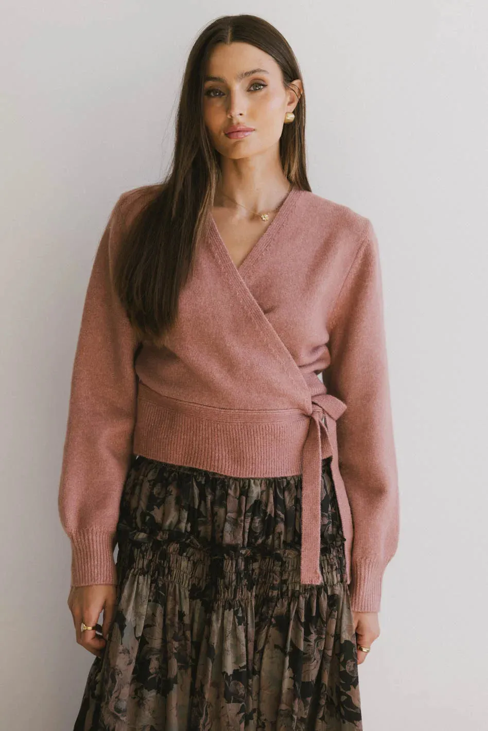 Addie Rose Wrap Cardigan with Elegant Design