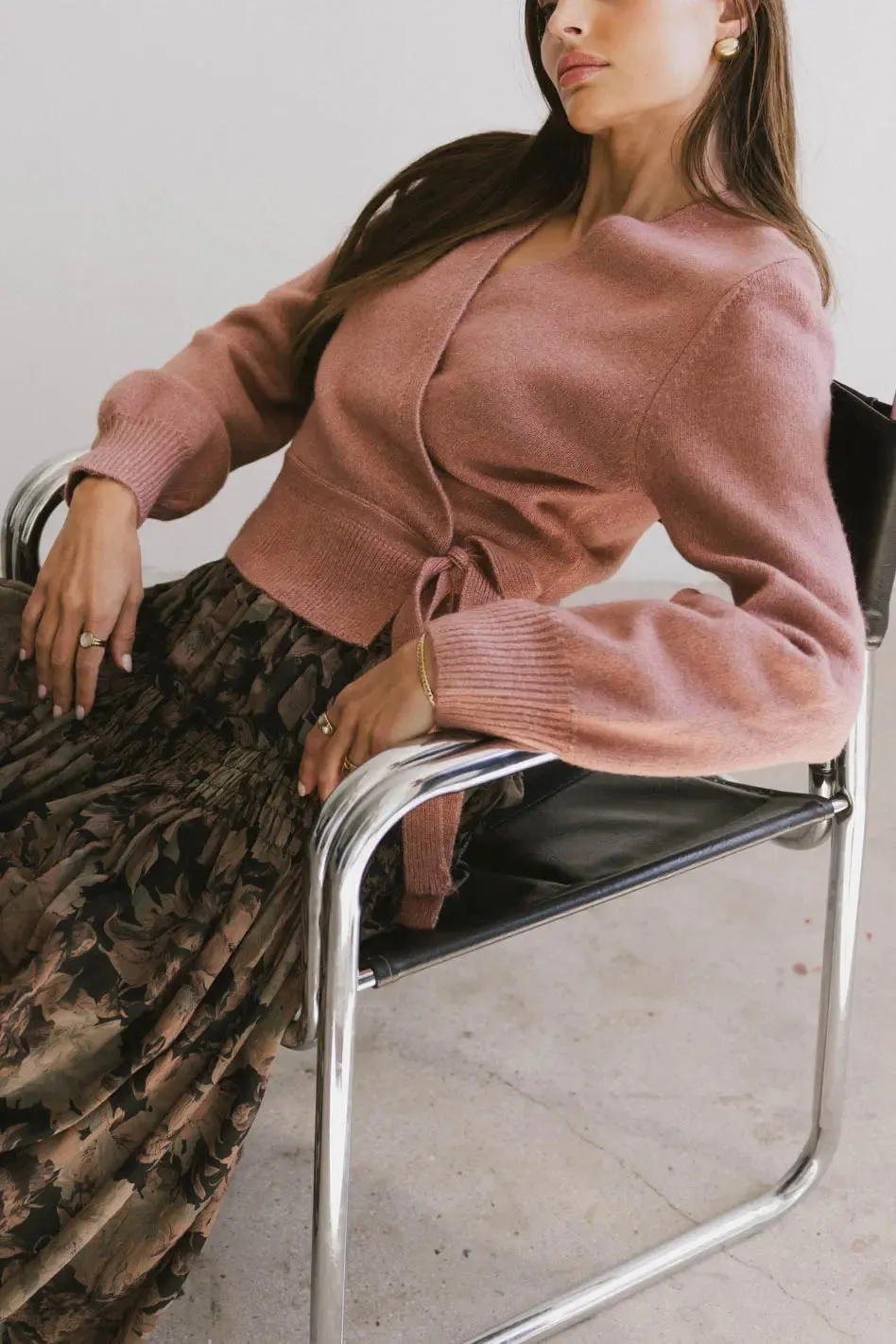 Addie Rose Wrap Cardigan with Elegant Design