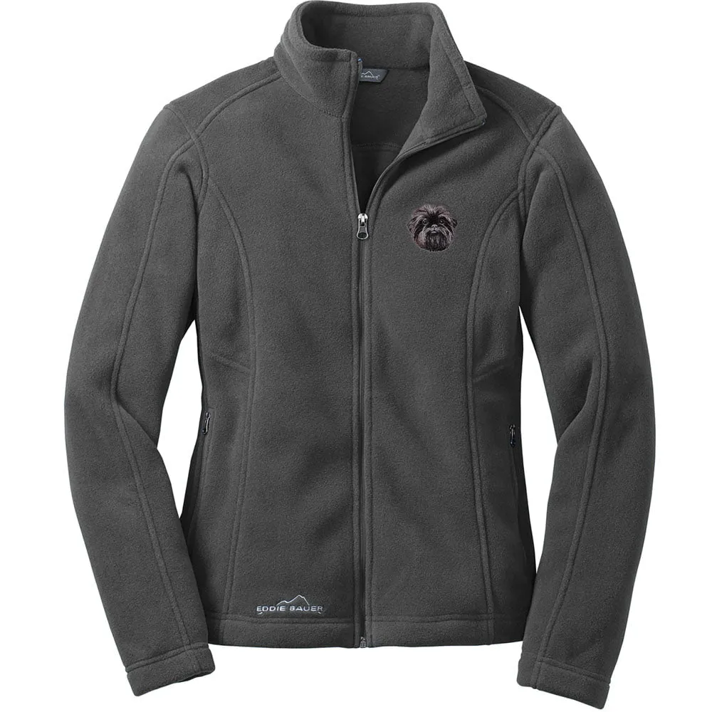 Affenpinscher Embroidered Ladies Fleece Jacket