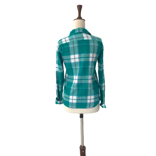 American Eagle Green Checked Shirt | Brand New |