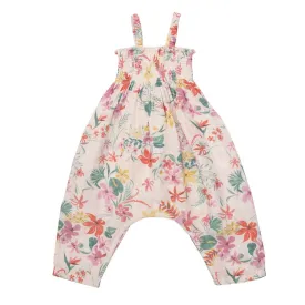 Angel Dear Smocked Romper Leilani Floral