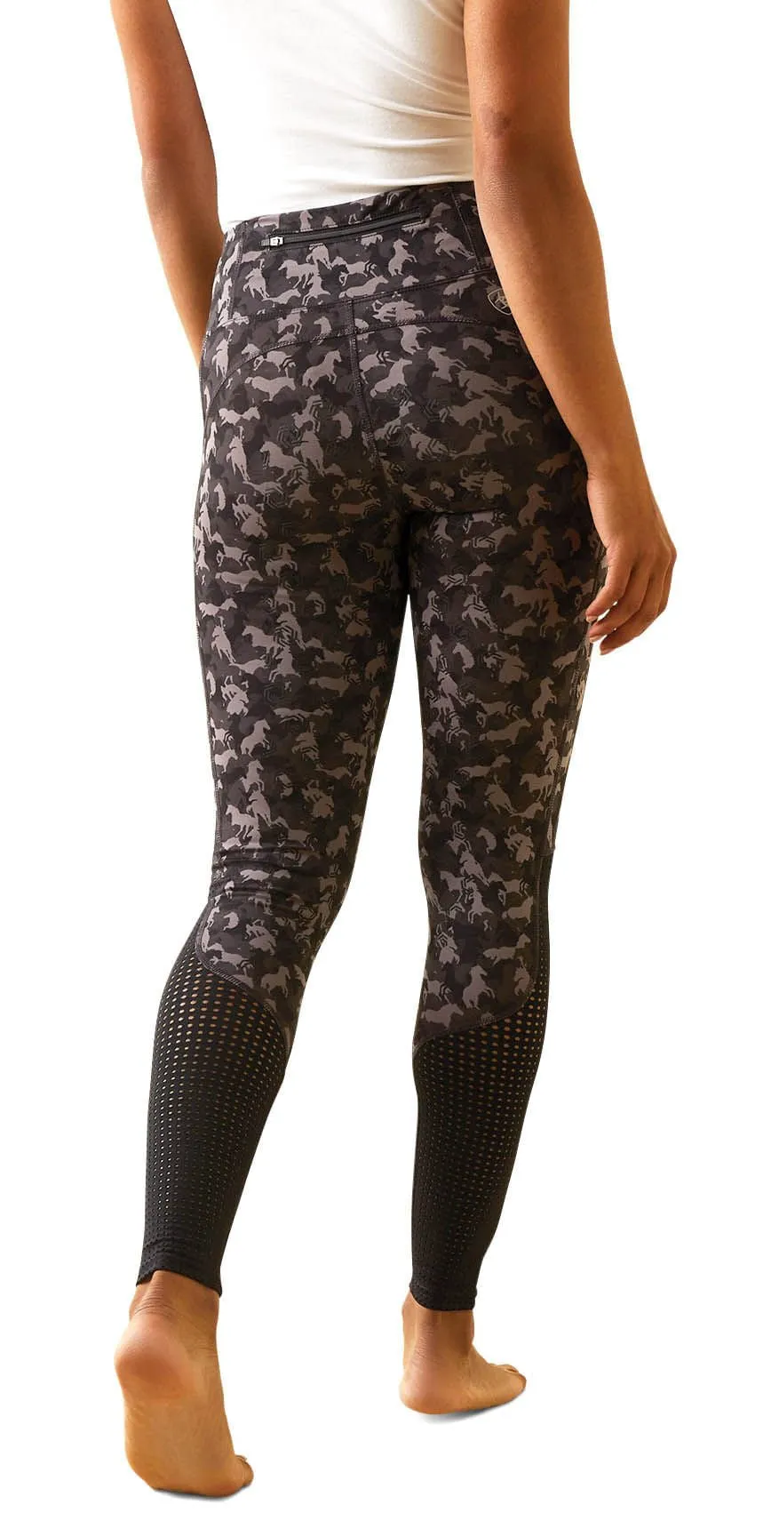 Ariat Eos Full Seat Riding Tight, Camo Horse Print