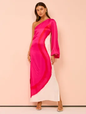 Aston Studio Easton Dress in Bougainvillea