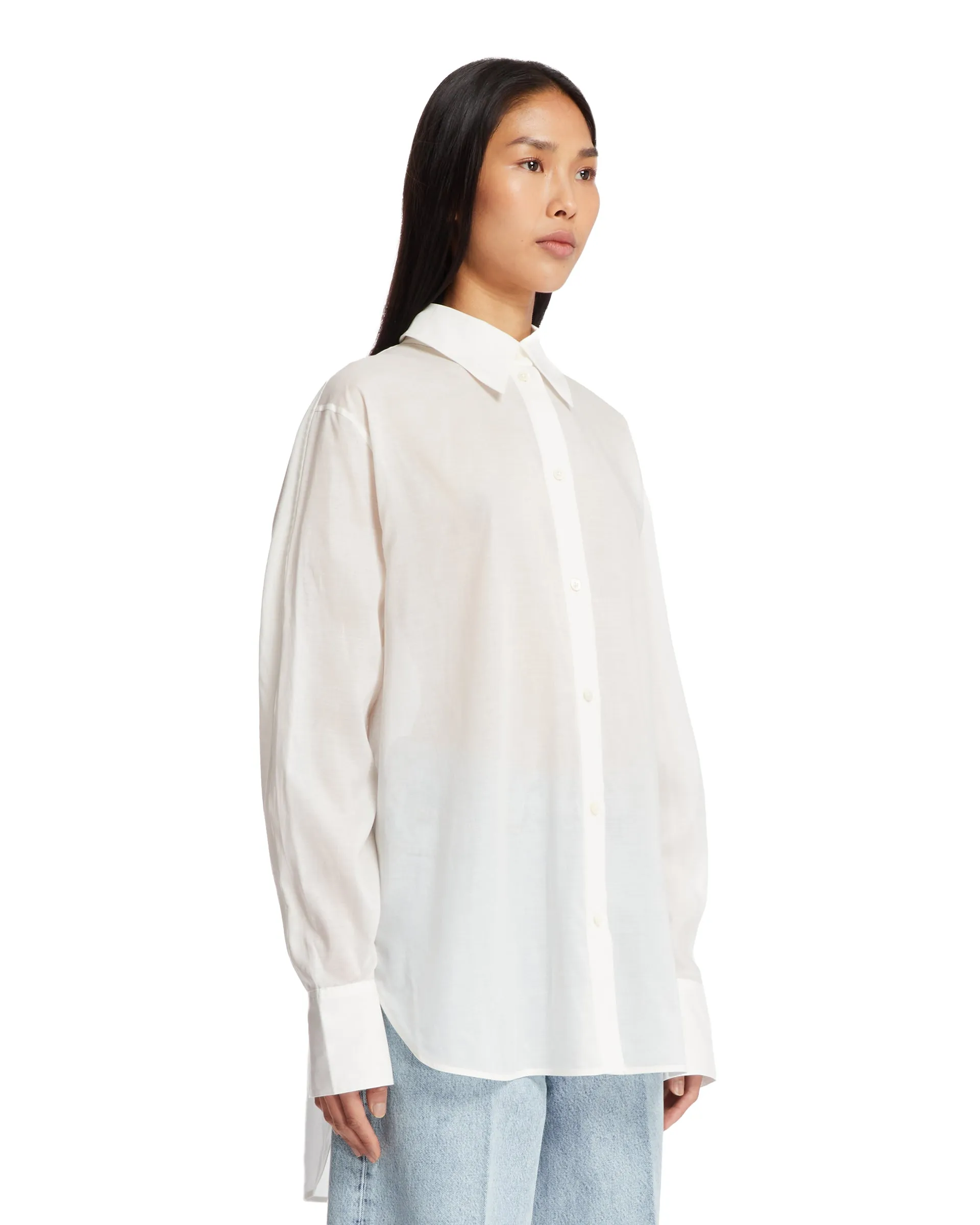 Asymmetrical Hem Shirt