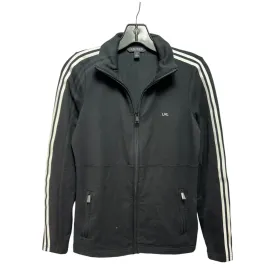 Athletic Jacket By Lauren By Ralph Lauren In Black & White, Size: M