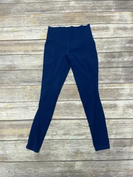 Athletic Leggings By Athleta In Blue, Size: S