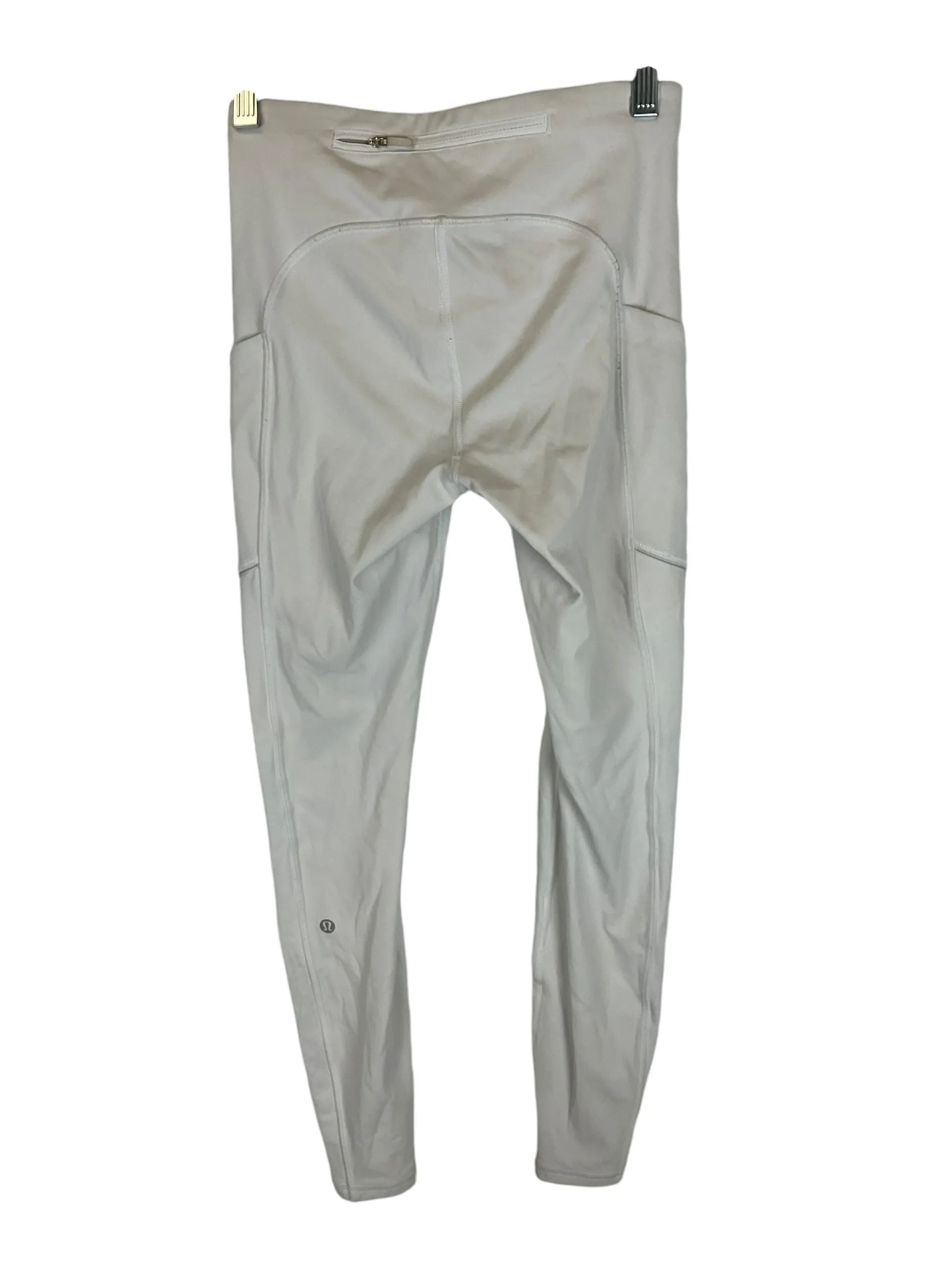 Athletic Leggings By Lululemon In White, Size: 2