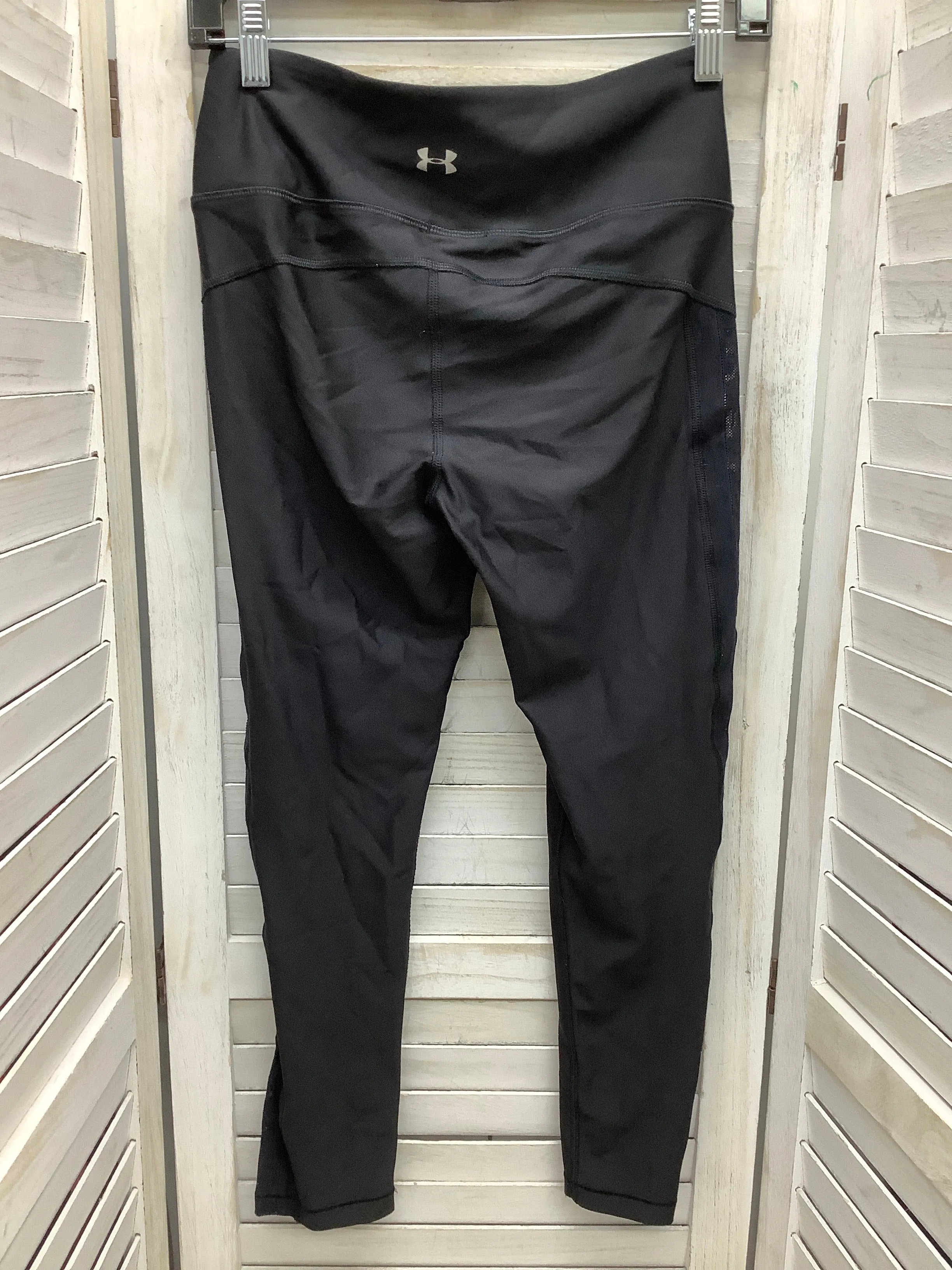 Athletic Leggings By Under Armour In Black, Size: M