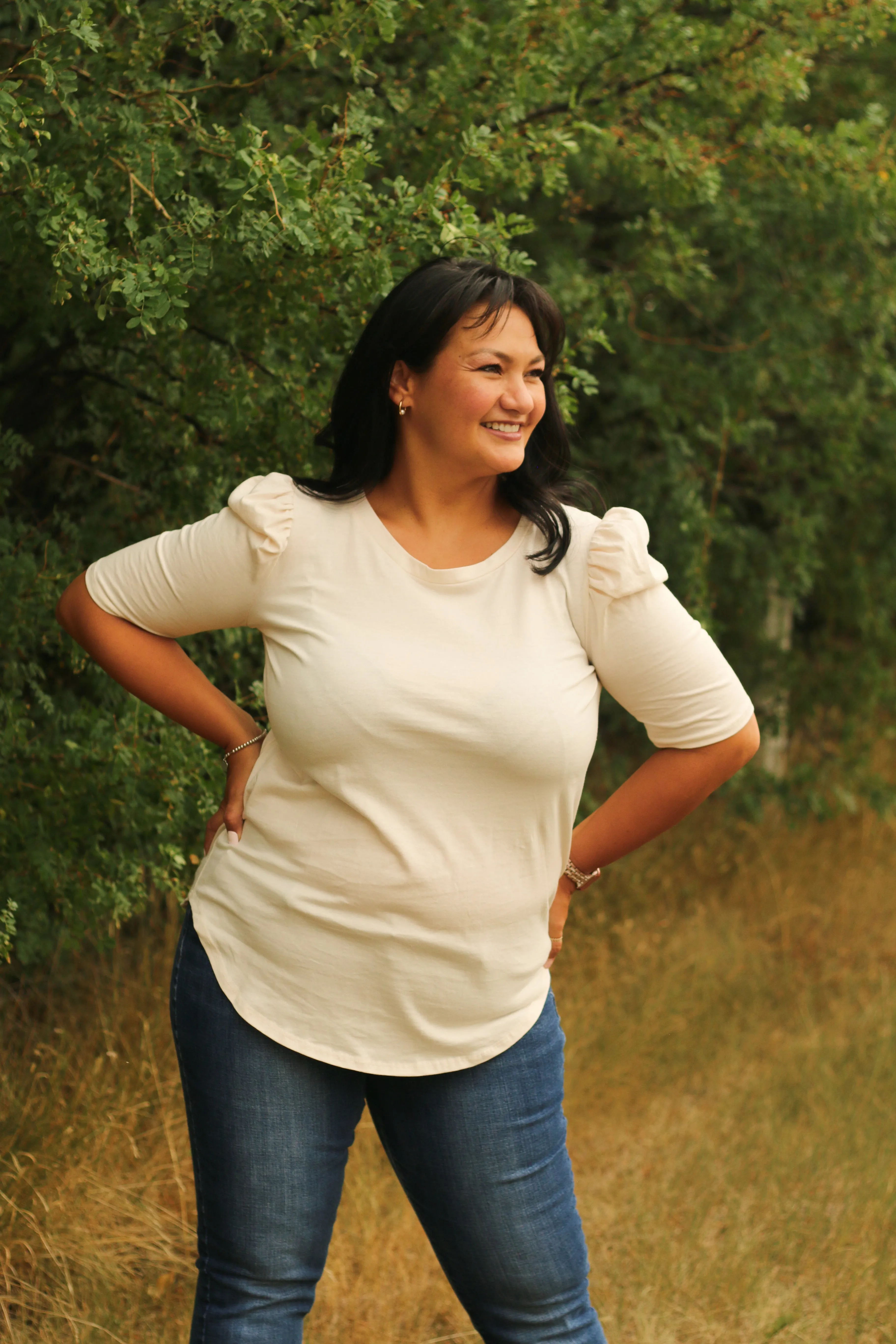 Aubrey Top Cream - XL