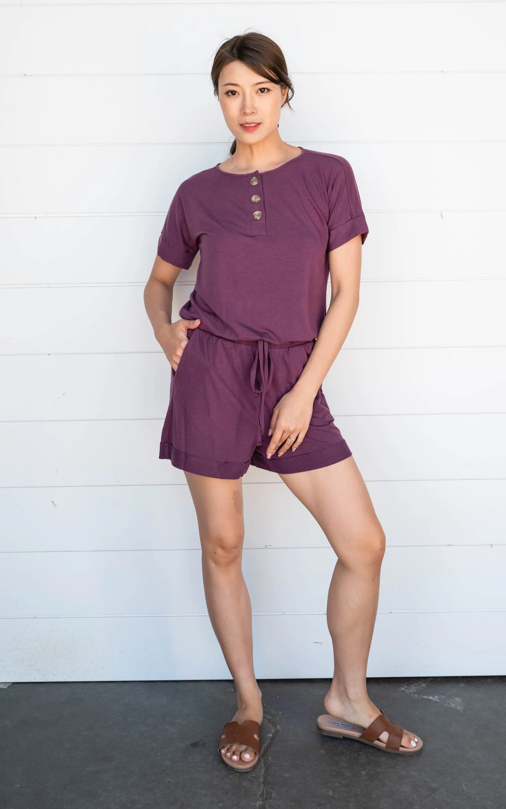Ava Short Sleeve Romper - Final Sale*