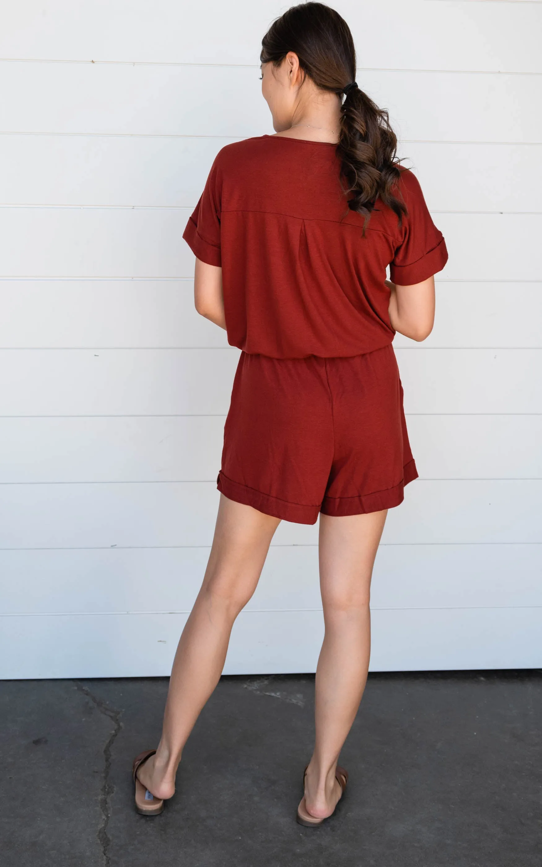 Ava Short Sleeve Romper - Final Sale*