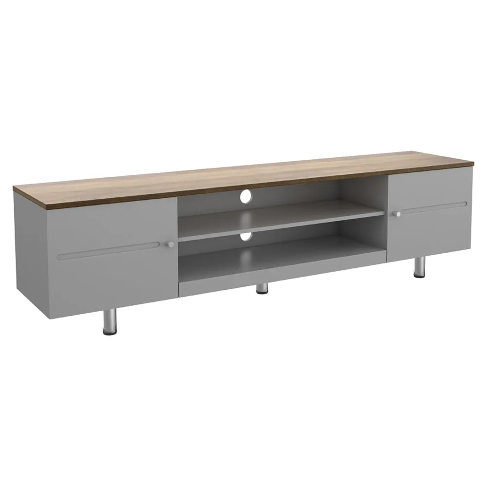 AVF  Whitesands 1.9M TV Stand - Satin Grey | FS1900WSSG