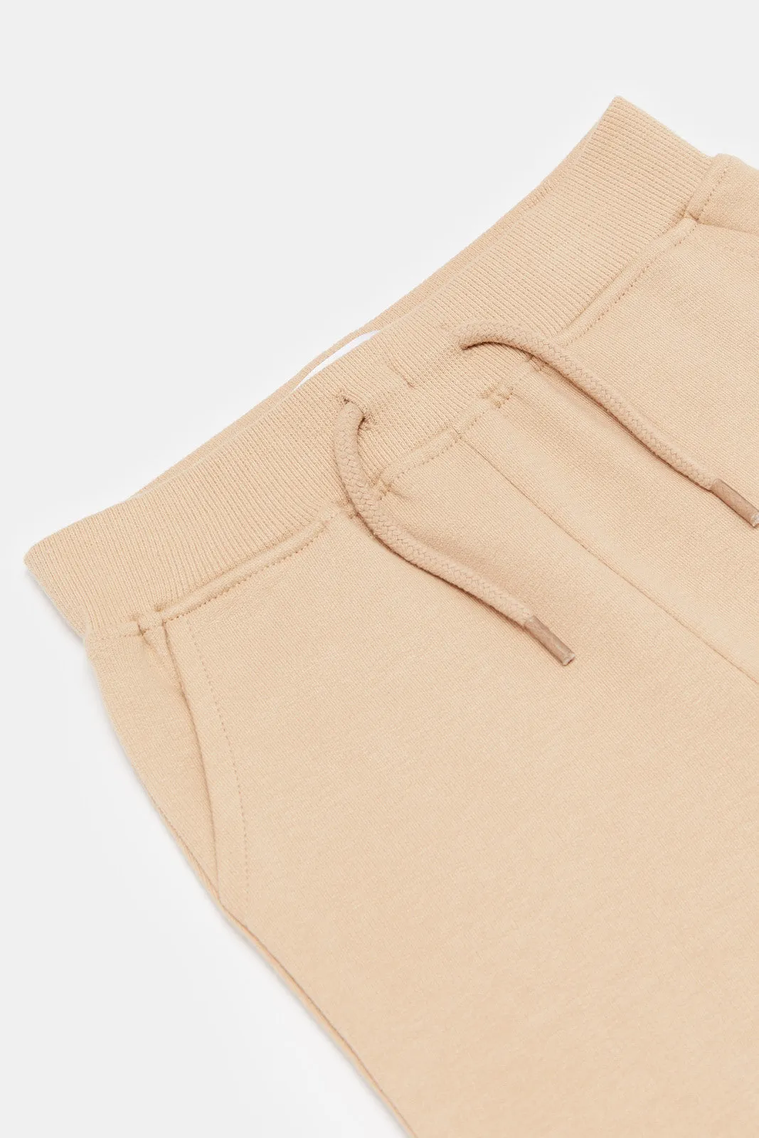 Baby Boys Beige Dino Active Shorts