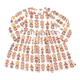 Baby Girls Organic Steph Dress - Fall Field Floral