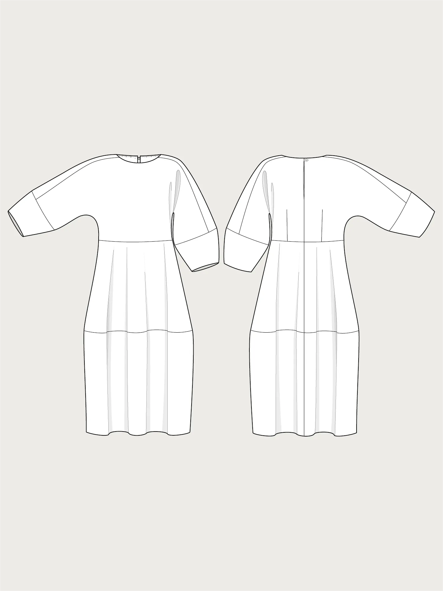 BARREL DRESS PATTERN