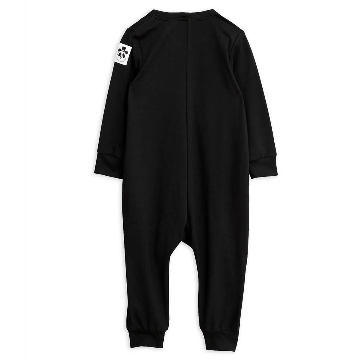Basic Romper in Black by Mini Rodini - Last One In Stock - 56/62 (1-4 Months)