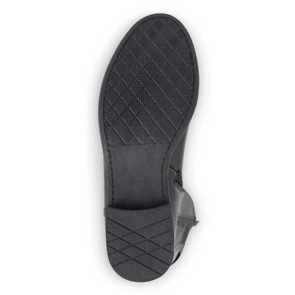 Baxter Boot in Black Leather