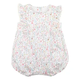 Bebe Grace Print Woven Romper (Size NB-0)