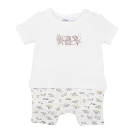 Bebe Unisex Romper in Mice Print