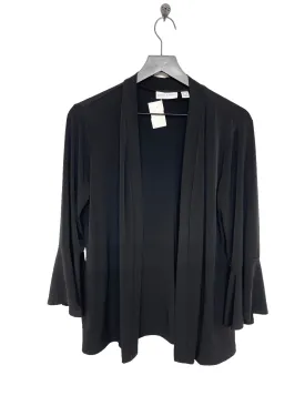 Black Cardigan Susan Graver, Size L