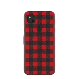 Black Flannel Google Pixel 4a Case