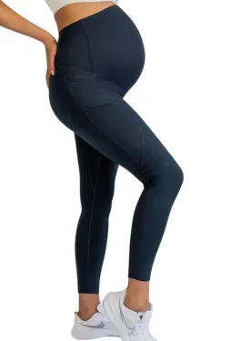 Blanqi Active Maternity Pocket Leggings - India Ink
