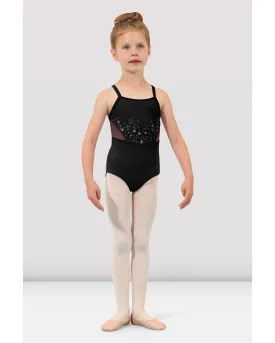 Bloch Bianca Bodice Mesh Back Camisole Leotard - CL4697 Girls - Flower Wine Print
