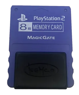 Blue Kemco Magic Gate Sony PS2 Memory Card PlayStation 2 8MB (Preowned)