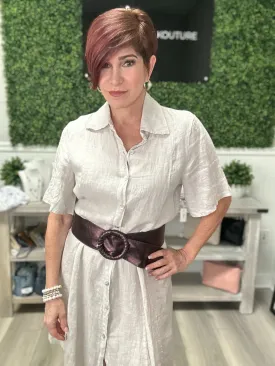 Button Down Linen Dress