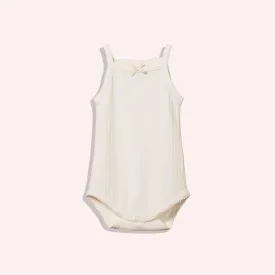 Camisole Bodysuit Pointelle - Natural