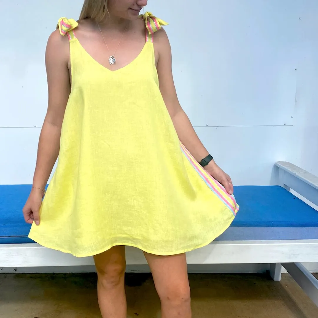 Capri Dress - Lemon