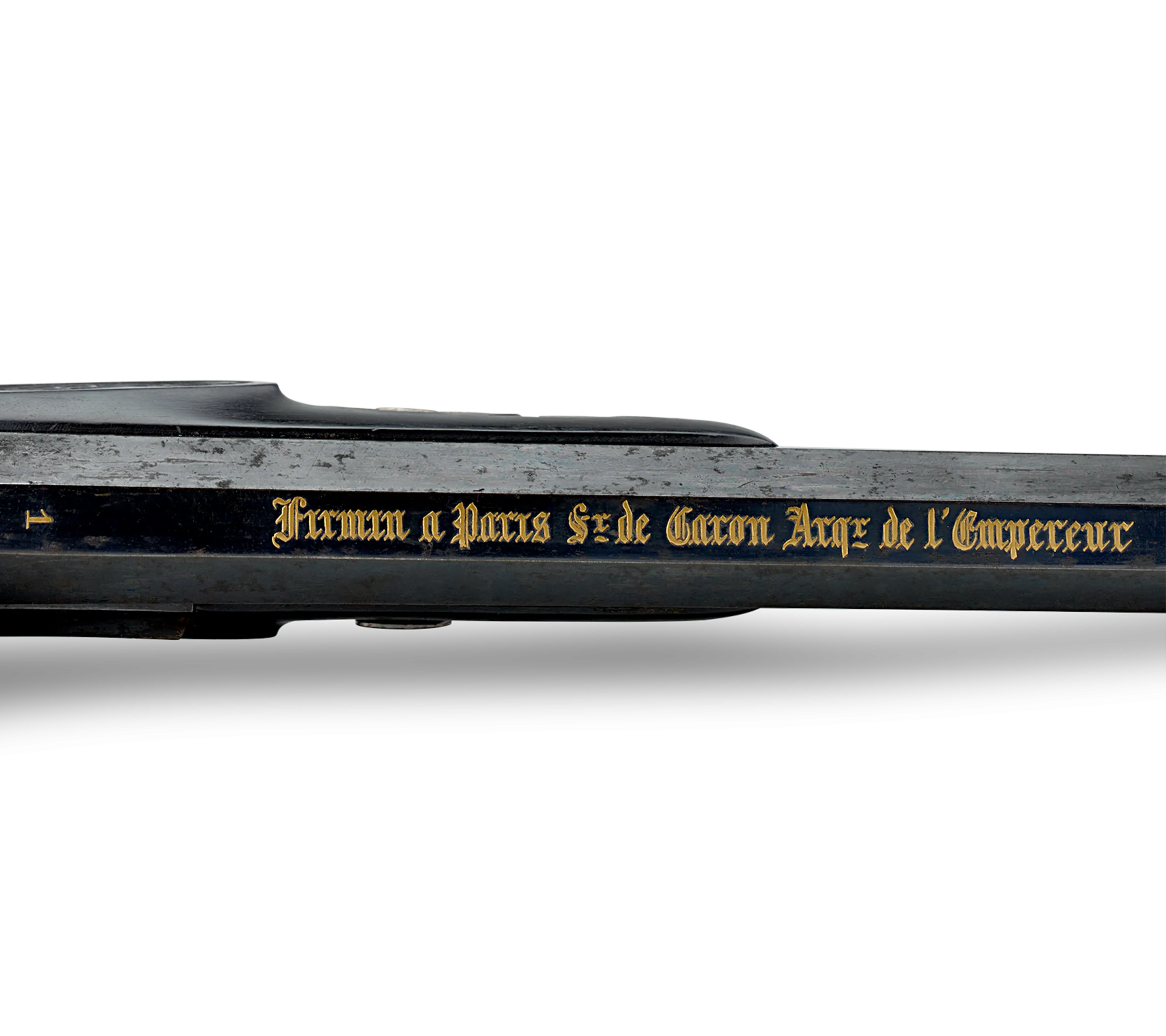 Cased Pair of Percussion Pistols by Firmin Paris