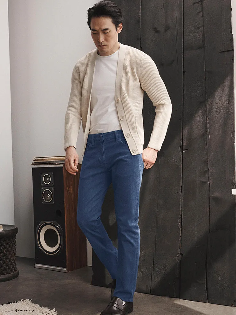 Charisma Relaxed Straight Pants In Insignia Blue Diagonal