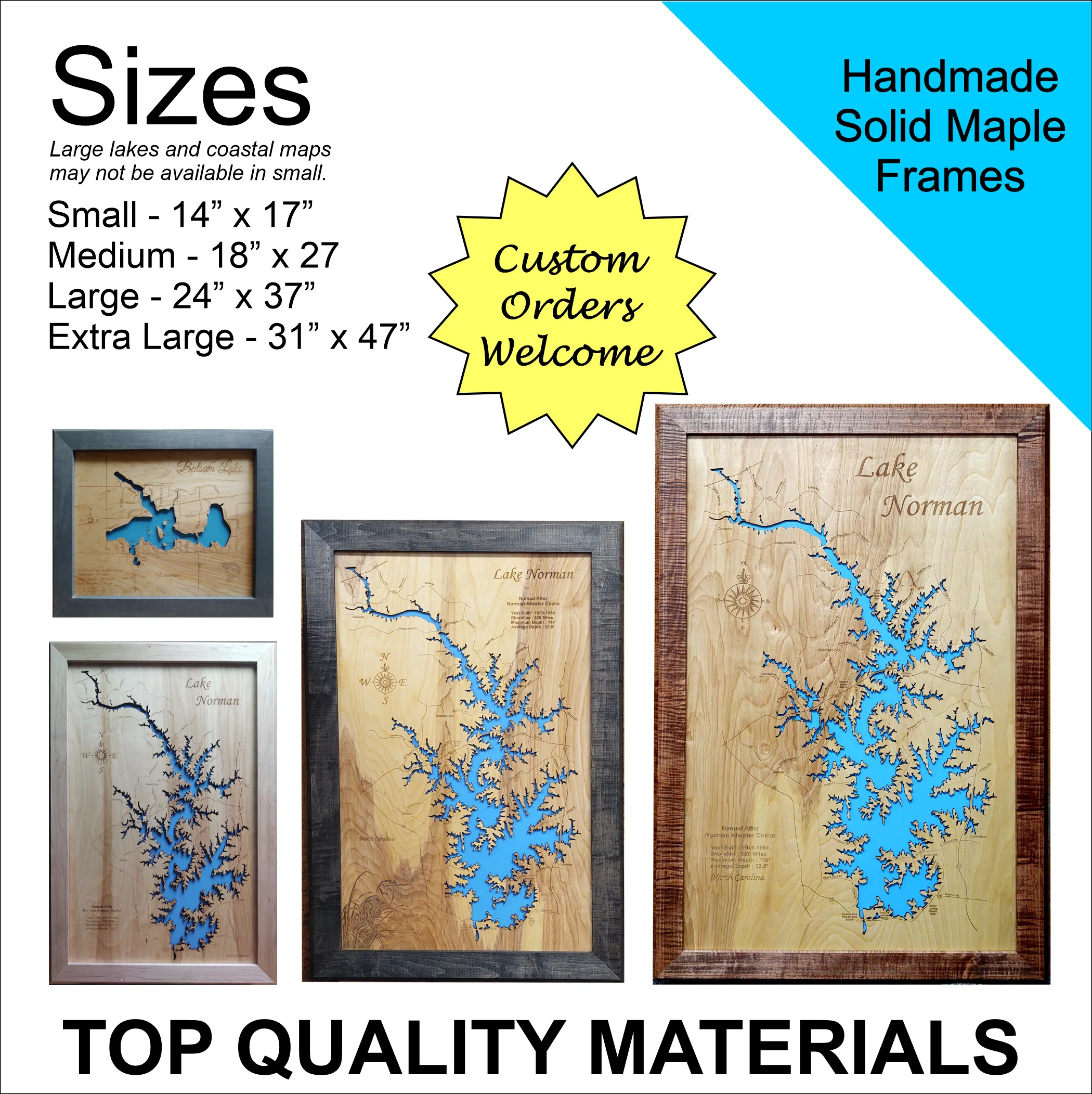 Connoquenessing Creek, Pennsylvania - Laser Cut Wood Map