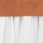 COREY DRESS | TAN WHITE