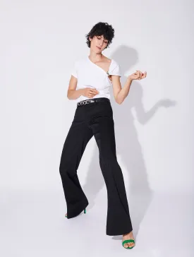 Cotton Jersey Draped T-Shirt