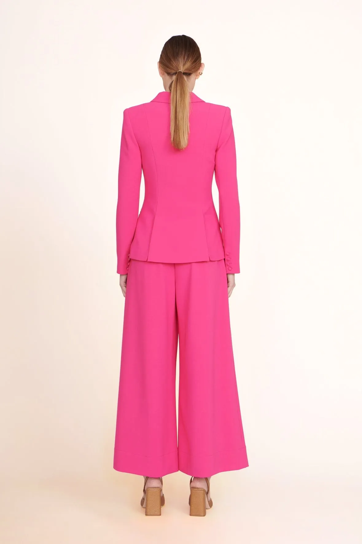 CROPPED CALEB PANT | MAGENTA