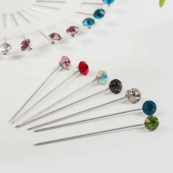 Crystal Hijab Pins - Multi Colour 5 pieces